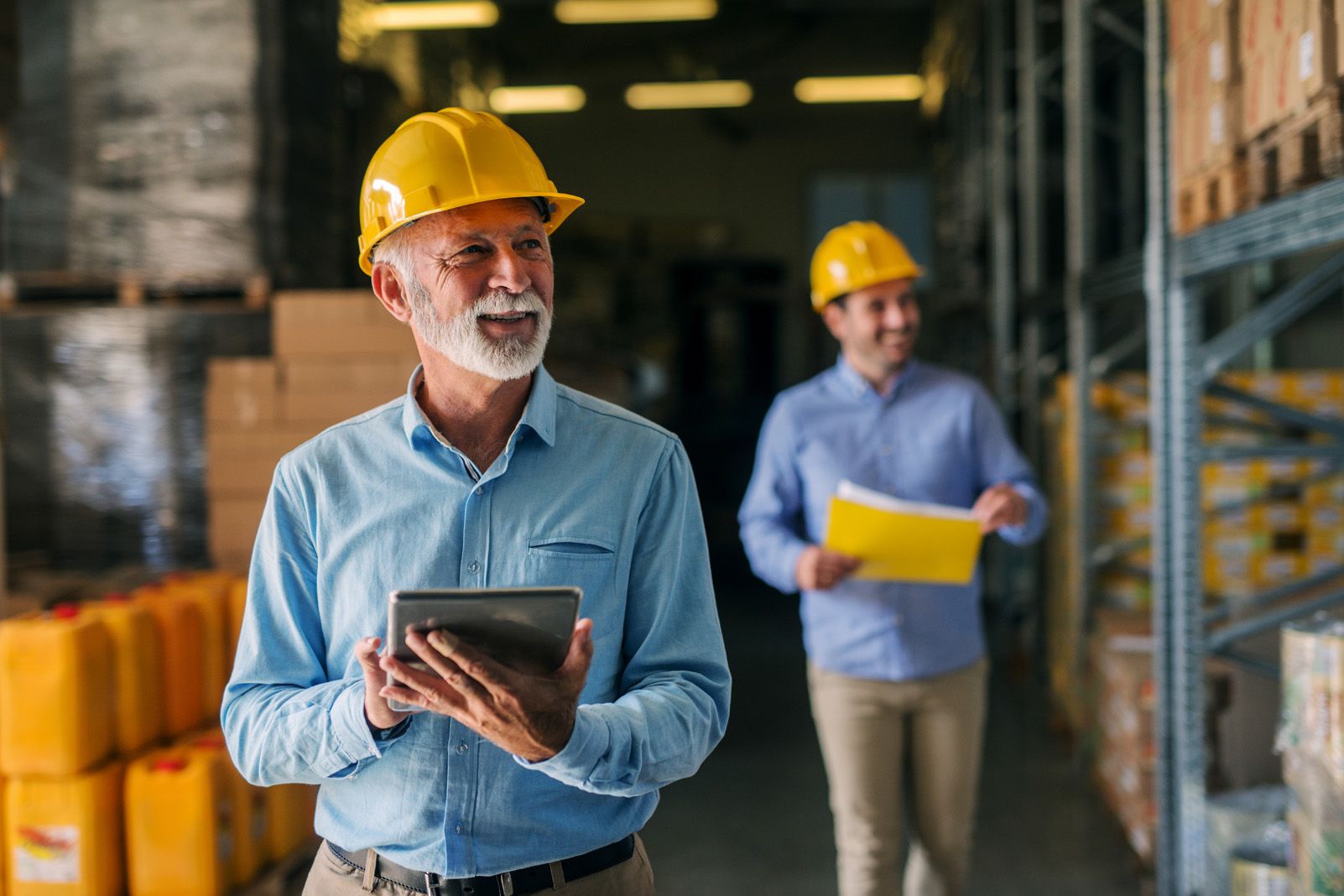 Two Males workers