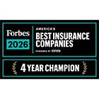 Forbes US-Insurance 2026 Logo 4YR Champ